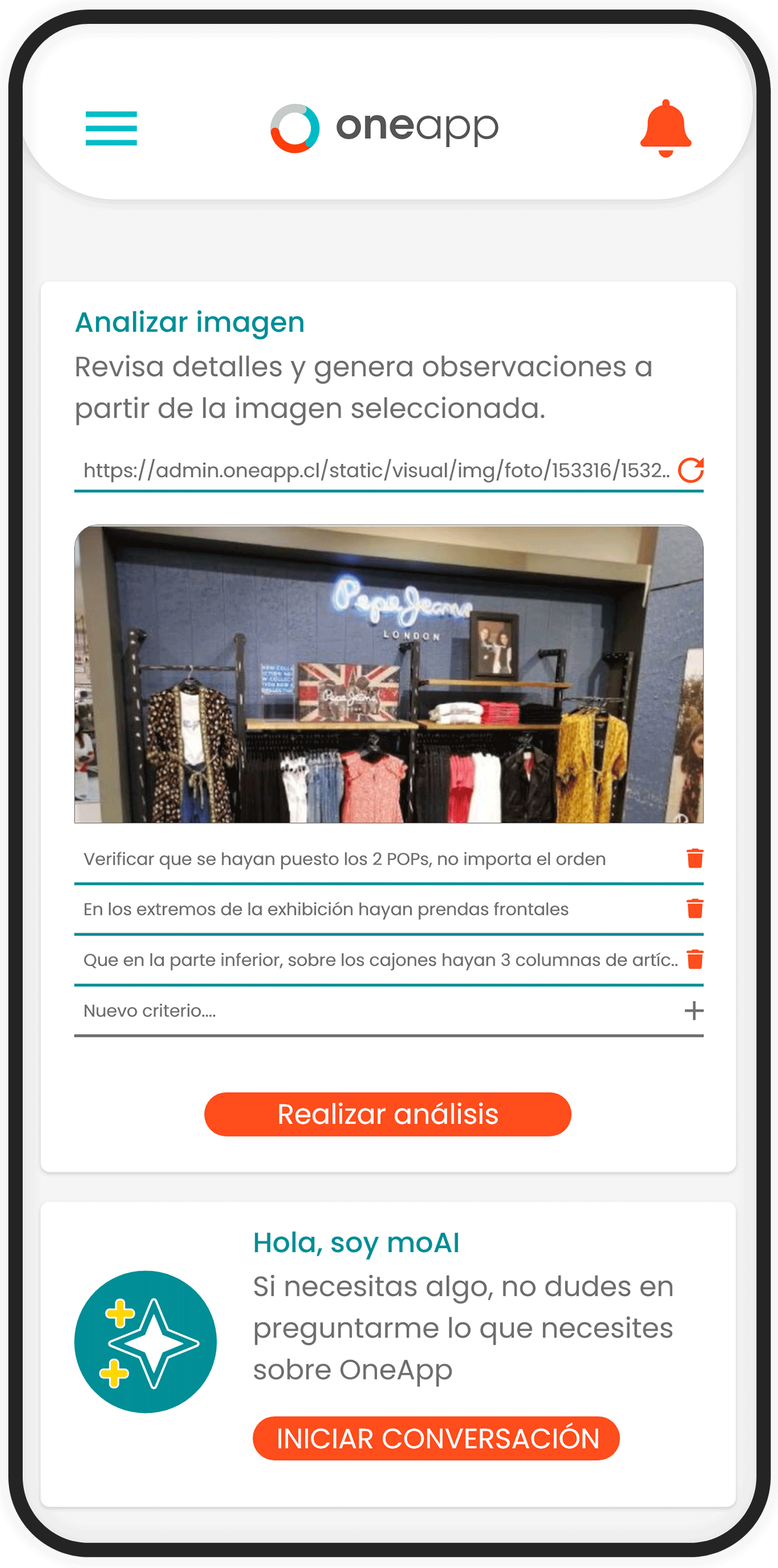 moAI Vision: visión inteligente con IA para optimizar sucursales en OneApp