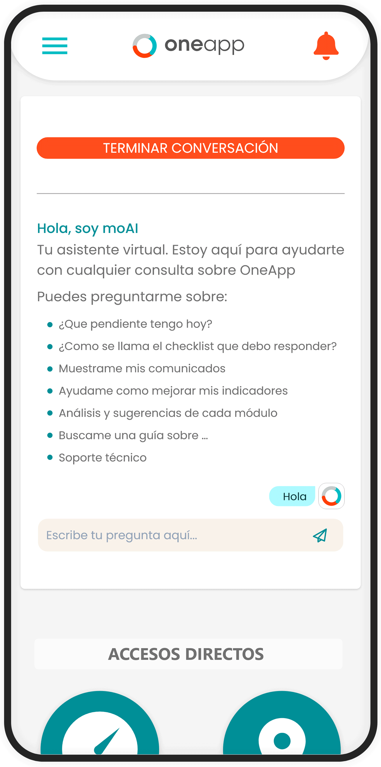 Inteligencia Artificial para gestión de sucursales en OneApp con moAI